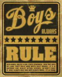 Boys Rule2 | Obraz na stenu