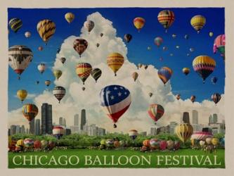 Chicago Baloon Fest | Obraz na stenu