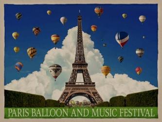 Paris Balloon Music Fest | Obraz na stenu