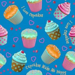 Cupcake Blue | Obraz na stenu