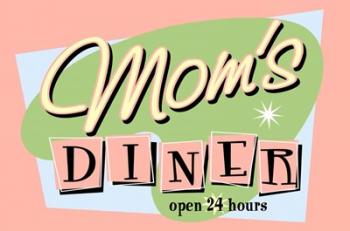 Moms Diner Retro Pink | Obraz na stenu