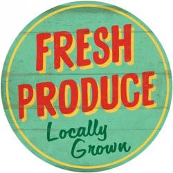 Fresh Produce Round | Obraz na stenu
