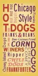 Hot Dogs Words | Obraz na stenu