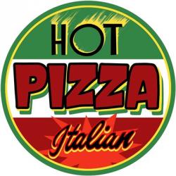 Hot Pizza Round | Obraz na stenu