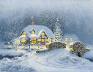 Christmas At Kirby Cottage | Obraz na stenu