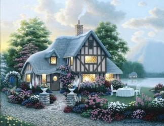 Lakeside Cottage | Obraz na stenu