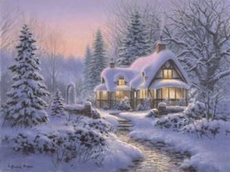 Winter's Blanket Wouldbie Cottage | Obraz na stenu