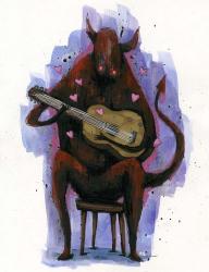 The Devil Plays The Blues | Obraz na stenu