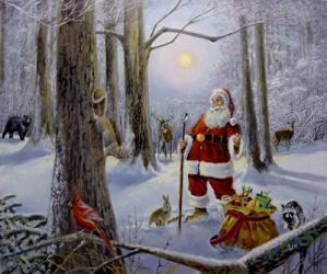 Christmas In The Forest | Obraz na stenu