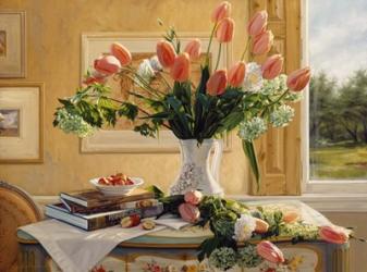 French Tulips and Crab Apples | Obraz na stenu