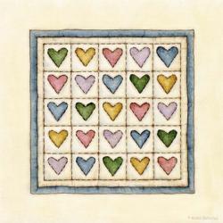 Hearts Patchwork | Obraz na stenu