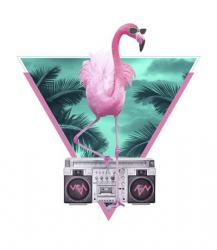 Miami Flamingo | Obraz na stenu