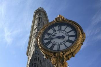 Flatiron and Clock | Obraz na stenu