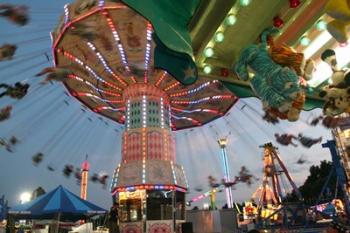 County Fair Flying Chairs | Obraz na stenu