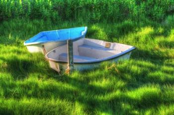 Dinghies At Low Tide | Obraz na stenu