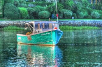 Green Hull Moored | Obraz na stenu