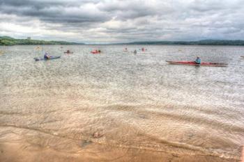 Kayaks On The Hudson | Obraz na stenu