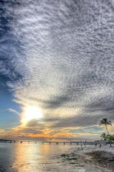 Key West Pier Sunset Vertical | Obraz na stenu