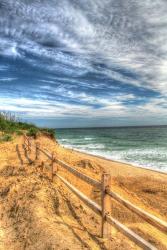 Truro Beach Fence Vertical | Obraz na stenu