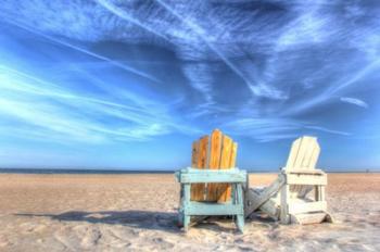Two Chairs On The Beach | Obraz na stenu