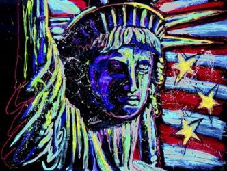 Liberty For Prints 1  Touched Neon | Obraz na stenu