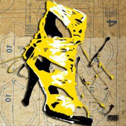 Yellow Strap Boot | Obraz na stenu