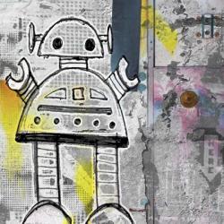 Girly Grunge Robot | Obraz na stenu