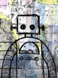 Graffiti Robot Color | Obraz na stenu