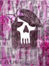 Pink Skull Princess | Obraz na stenu