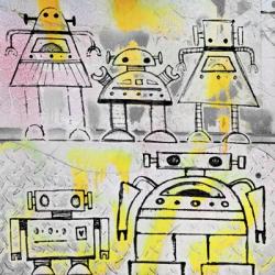 Robot Family | Obraz na stenu