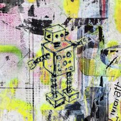 Graffiti Graphic Robot | Obraz na stenu