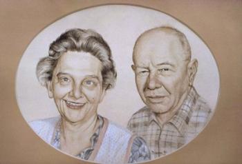 Two Old People | Obraz na stenu