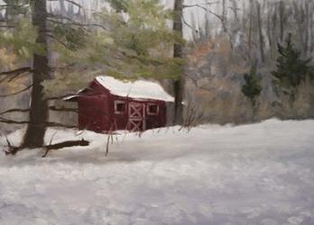 Cabin in Winter | Obraz na stenu