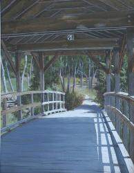 Plein Air Covered Bridge | Obraz na stenu