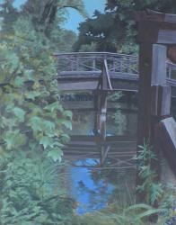 Plein Air Bridge Reflections | Obraz na stenu