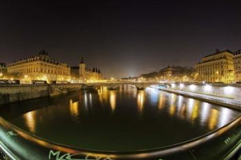 Paris Night Brige II | Obraz na stenu