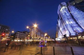 Champs Elysees At Christmas | Obraz na stenu