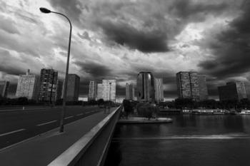 Pont Mirabeau Storm | Obraz na stenu