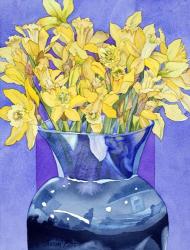 Daffodils In Cobalt | Obraz na stenu