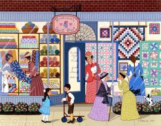 Sunbonnet Quilt Shop | Obraz na stenu