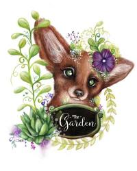 The Garden Sign Fox | Obraz na stenu