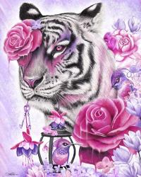 Fuschia Tiger | Obraz na stenu