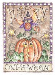 Happy Owl O Ween | Obraz na stenu