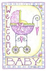 Welcome Baby Carriage | Obraz na stenu
