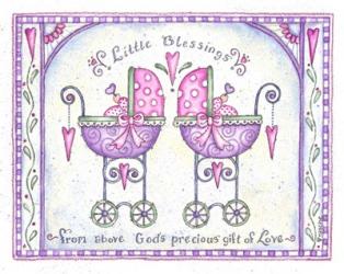 Twin Baby Carriages | Obraz na stenu