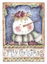 Jolly Christmas Snowman | Obraz na stenu