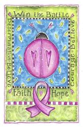 Breast Cancer Awareness: Courage Ladybug | Obraz na stenu