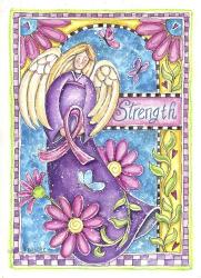 Breast Cancer Awareness: Strength Angel | Obraz na stenu
