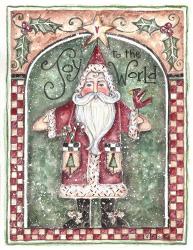 Joy To The World Santa | Obraz na stenu