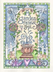 A Garden Renews The Soul | Obraz na stenu
